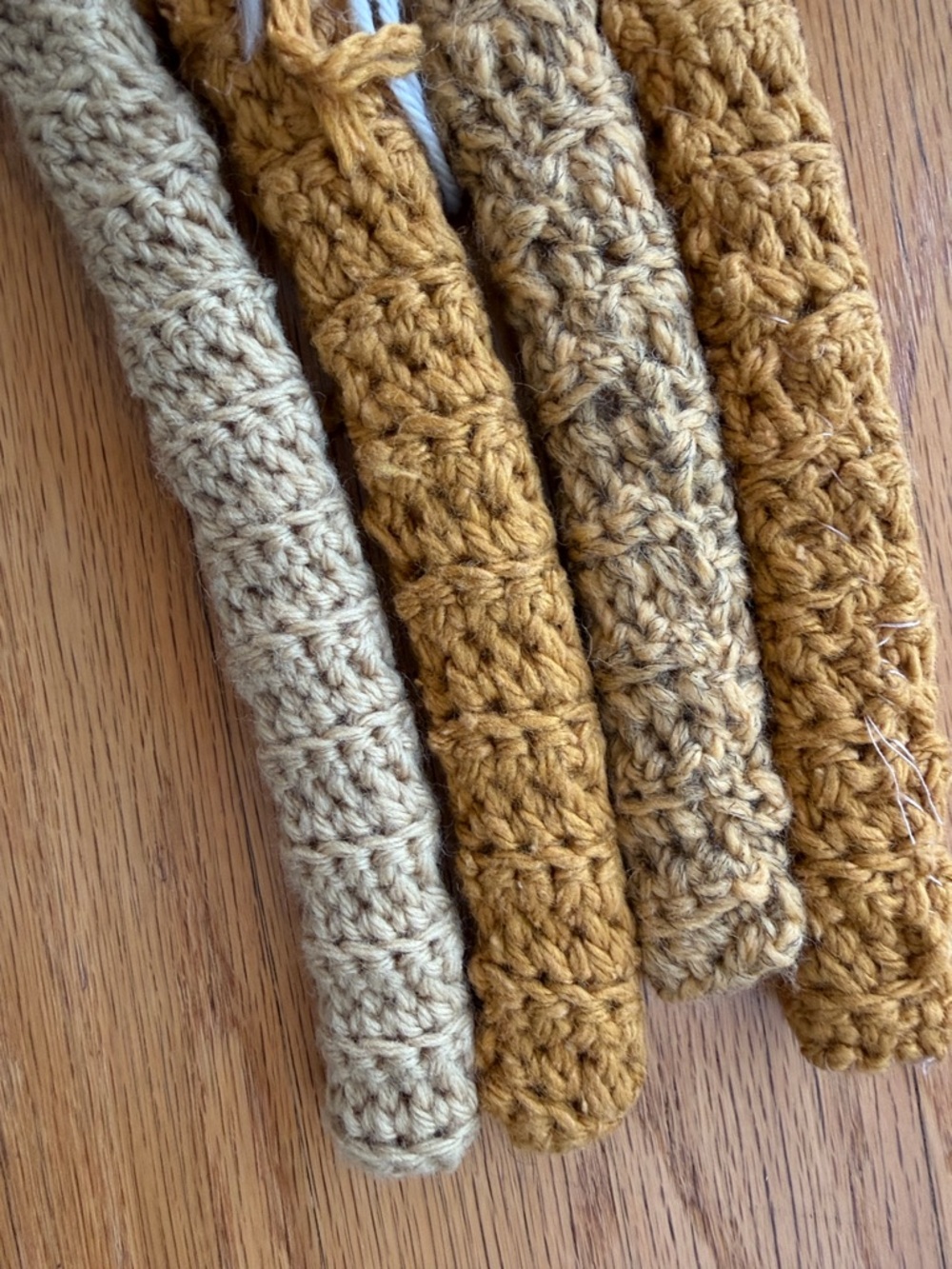 Vintage Hand Crocheted Hangers - Picture 3 of 3